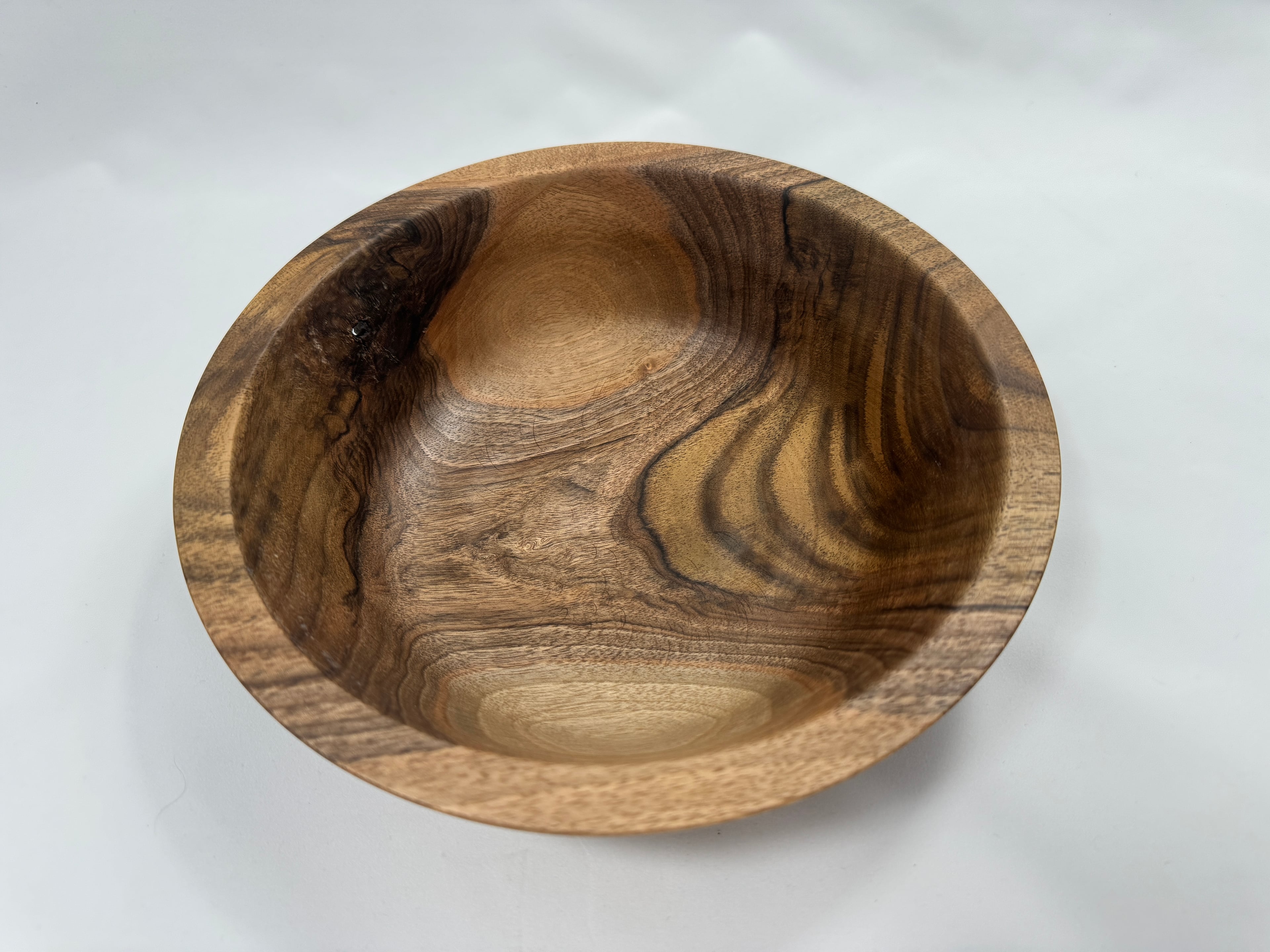 Holzschüssel aus Walnussholz – Bild 1