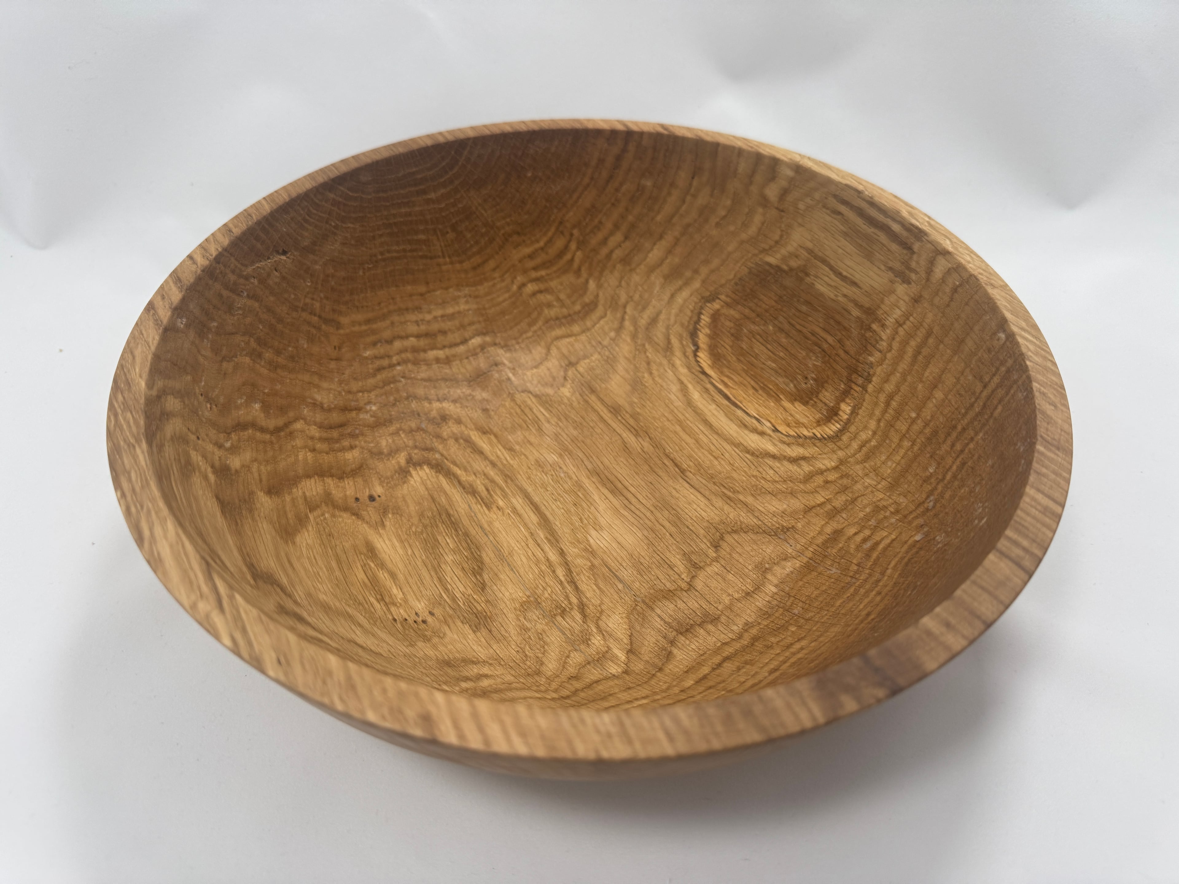 Holzschüssel aus Eichenholz – Bild 1