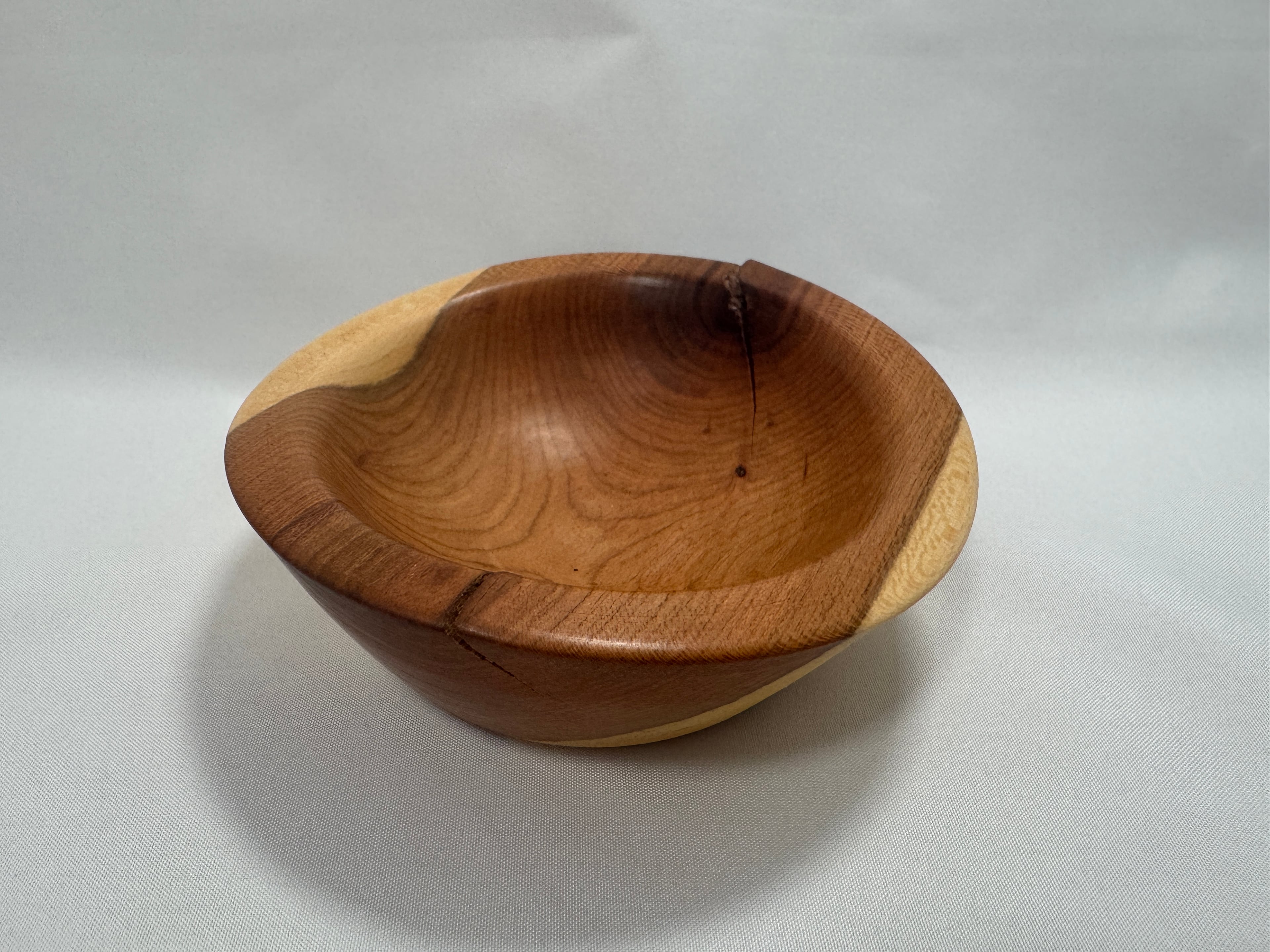 Holzschüssel aus Pflaumenholz – Bild 1